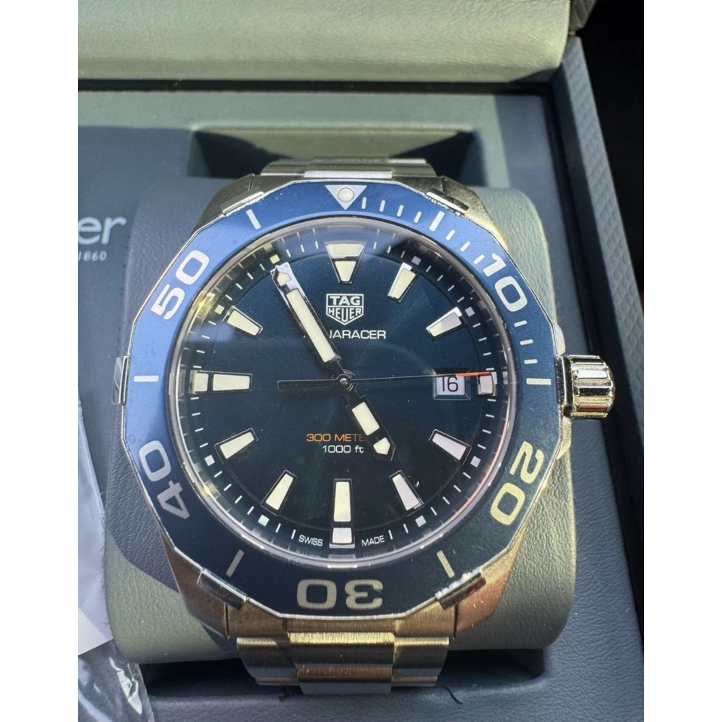 TAG Heuer Aquaracer Blue Men's Watch - WAY111C.BA0928