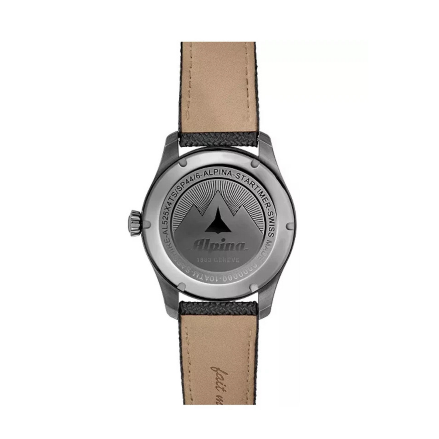 Men's Swiss Automatic Startimer Pilot Gray Rubber Strap Watch 41mm